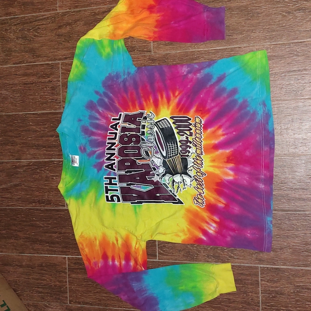 5th Annual Kaposia Classic Tie-Dye Long Sleeve Shirt Sz L